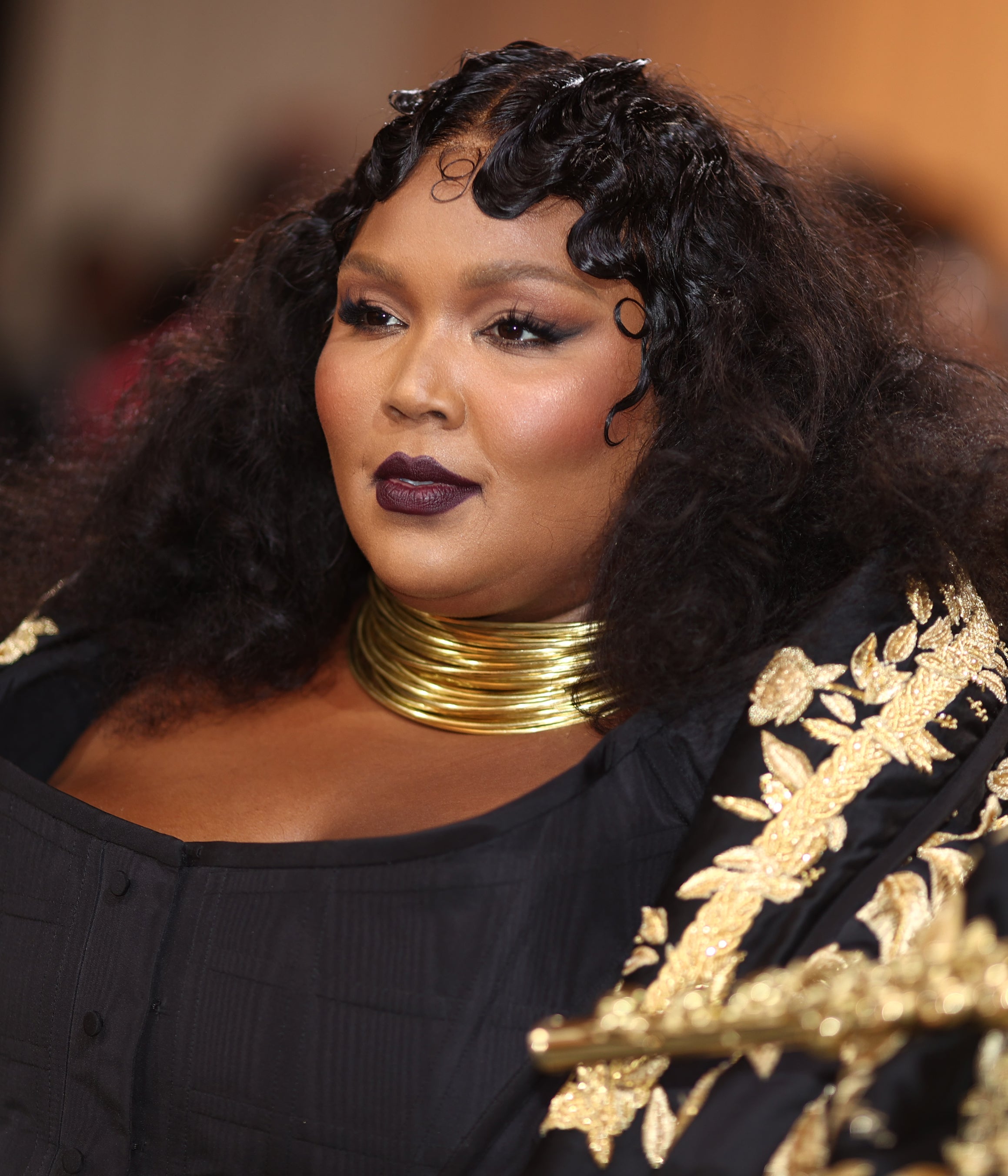 Close-up of Lizzo