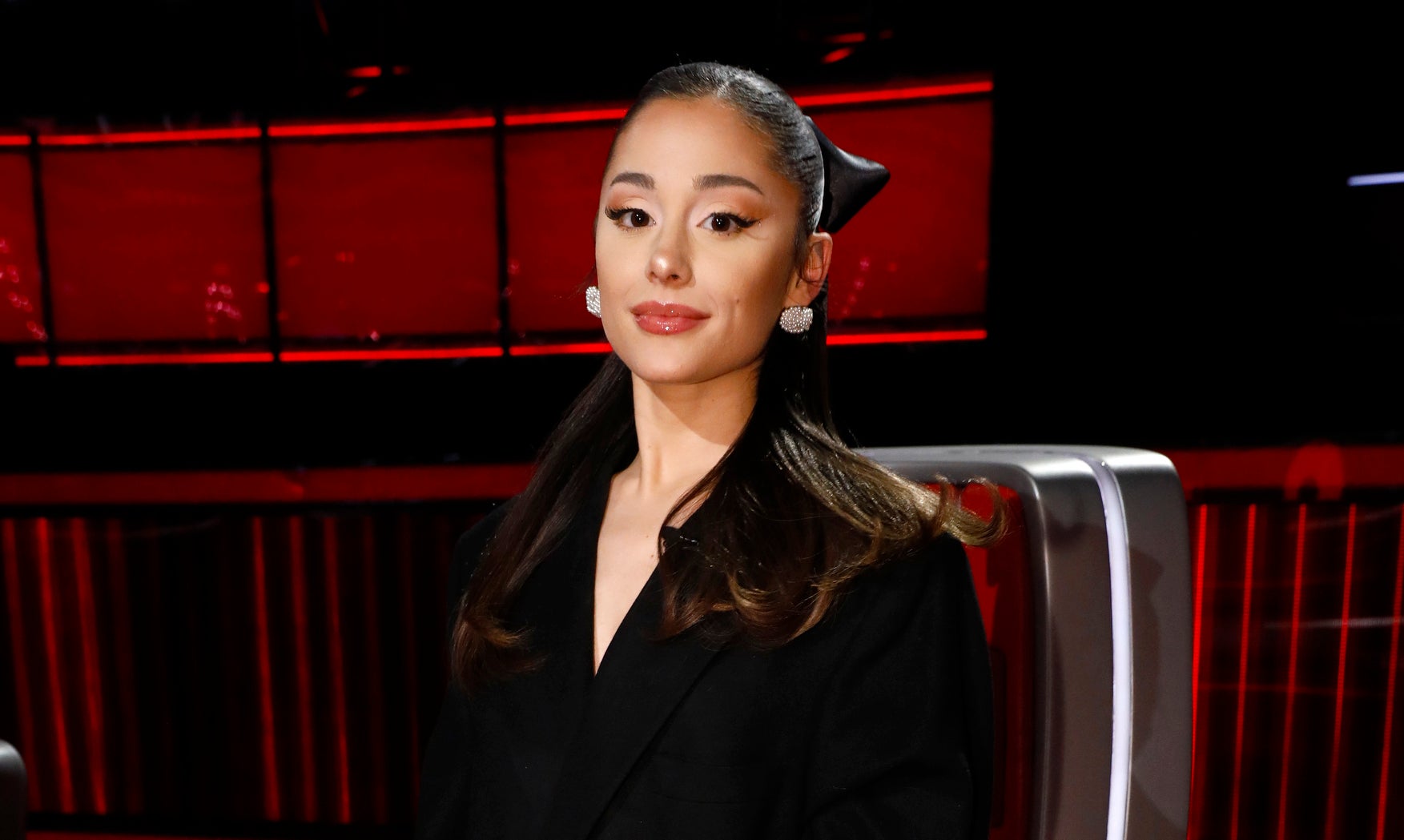 Close-up of Ariana on The Voice