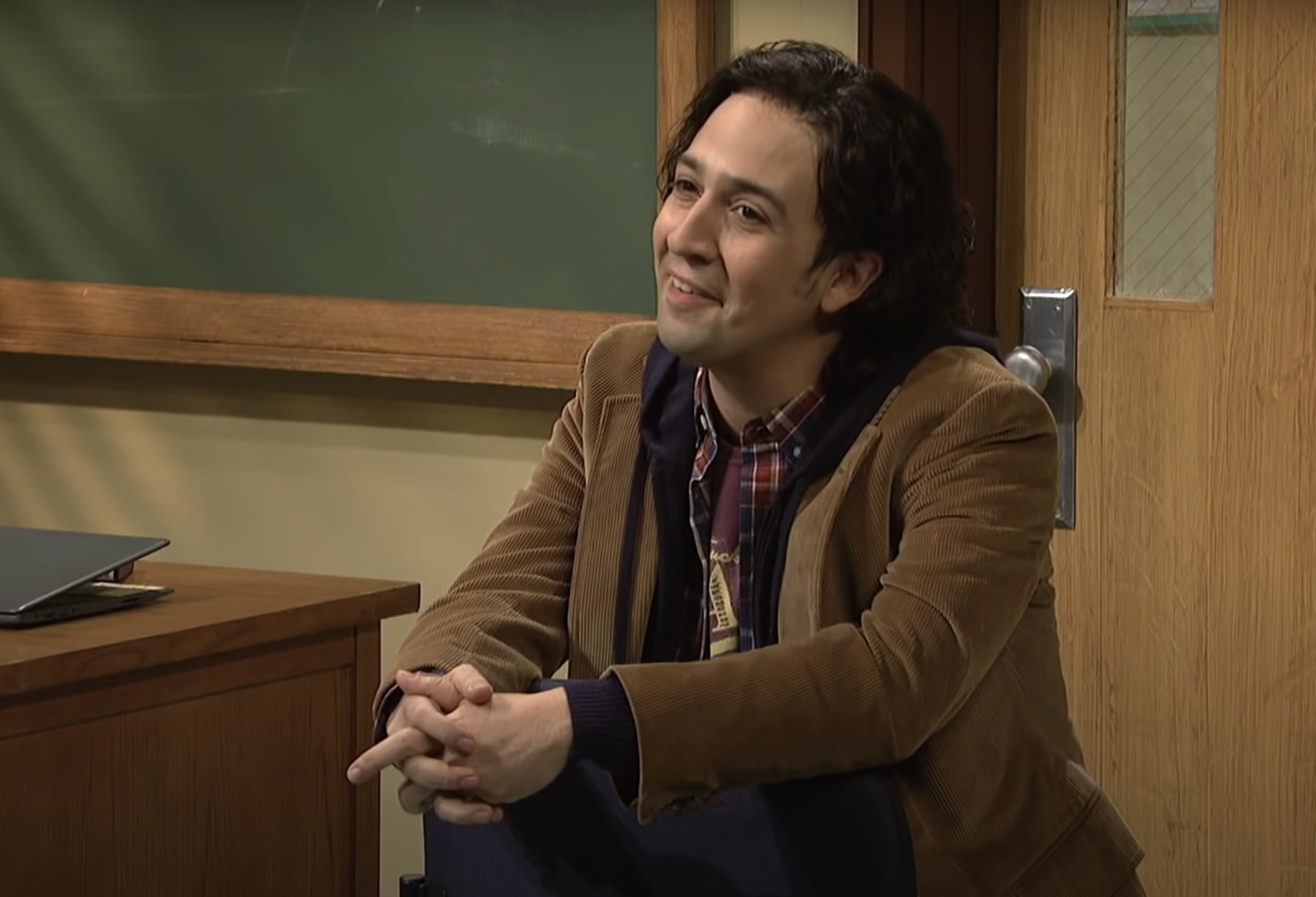 Lin-Manuel Miranda as a substitute teacher on Saturday Night Live