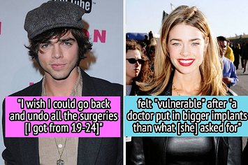 Reid Ewing wishes he could go back and undo all his surgeries, and Denise Richards felt "vulnerable" after "a doctor put in bigger implants than what [she] asked for"