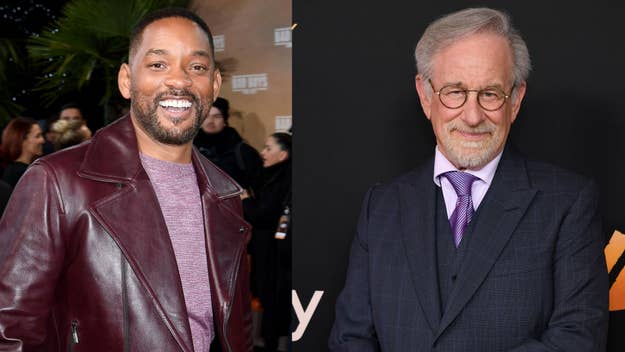 will smith and steven spielberg on red carpet