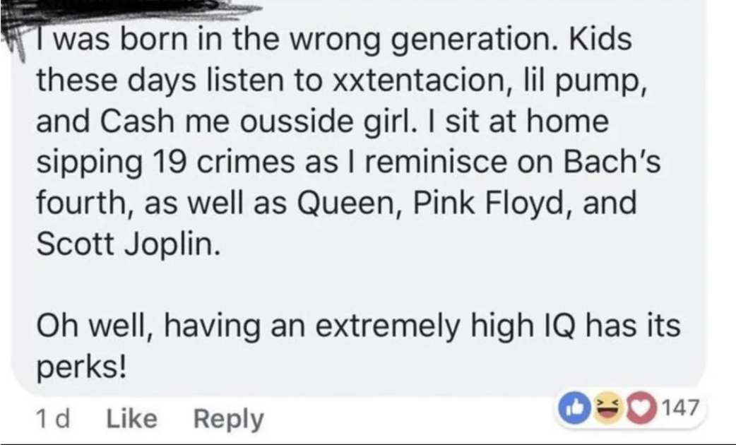 &quot;having an extremely high IQ has its perks!&quot;