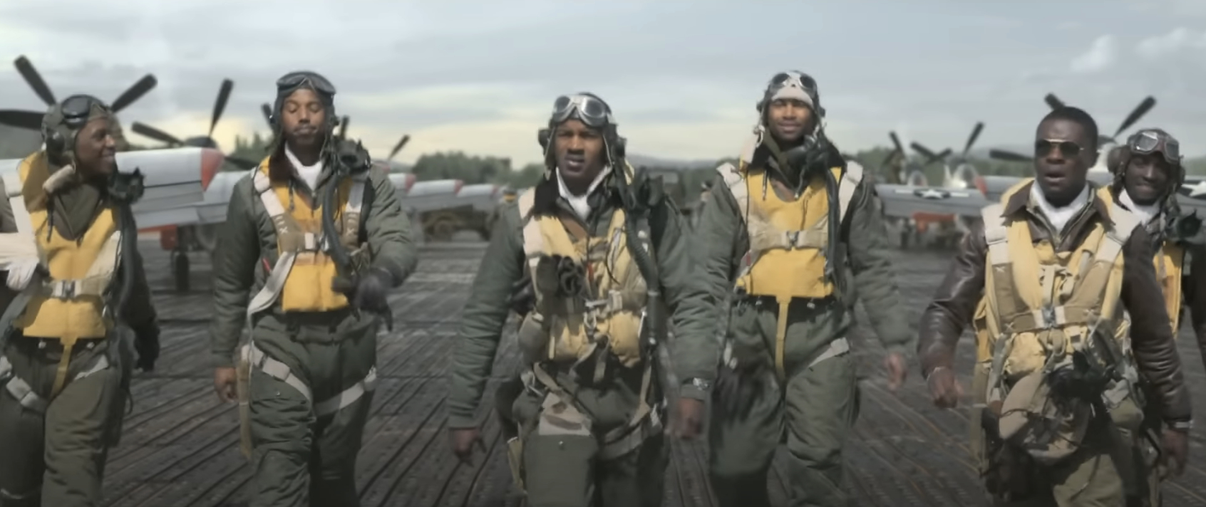 a group of Black pilots