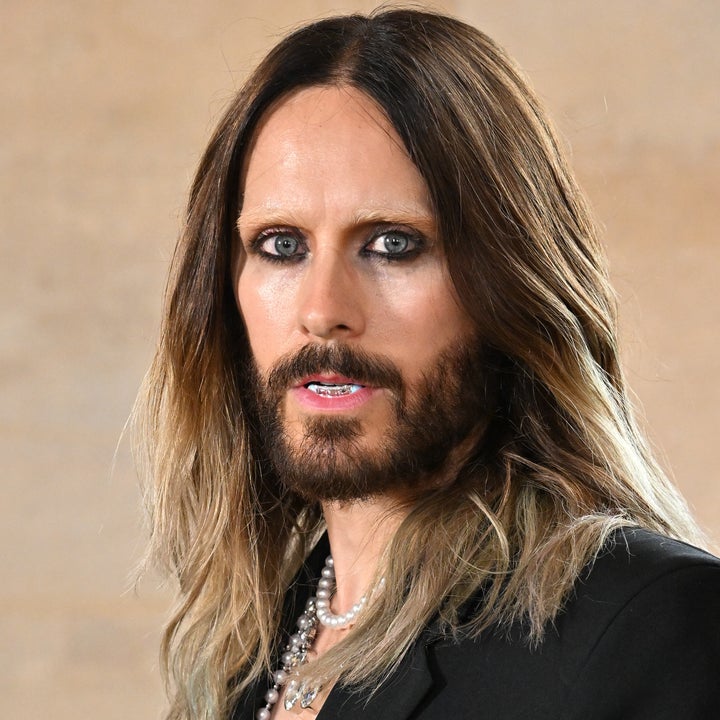 Jared Leto at the Givenchy fashion show in Paris