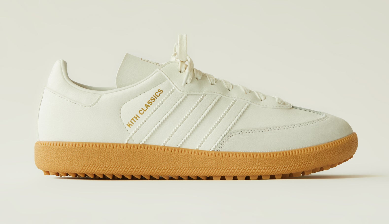 Kith x Adidas Samba Golf Shoe White Gum Release Date Profile