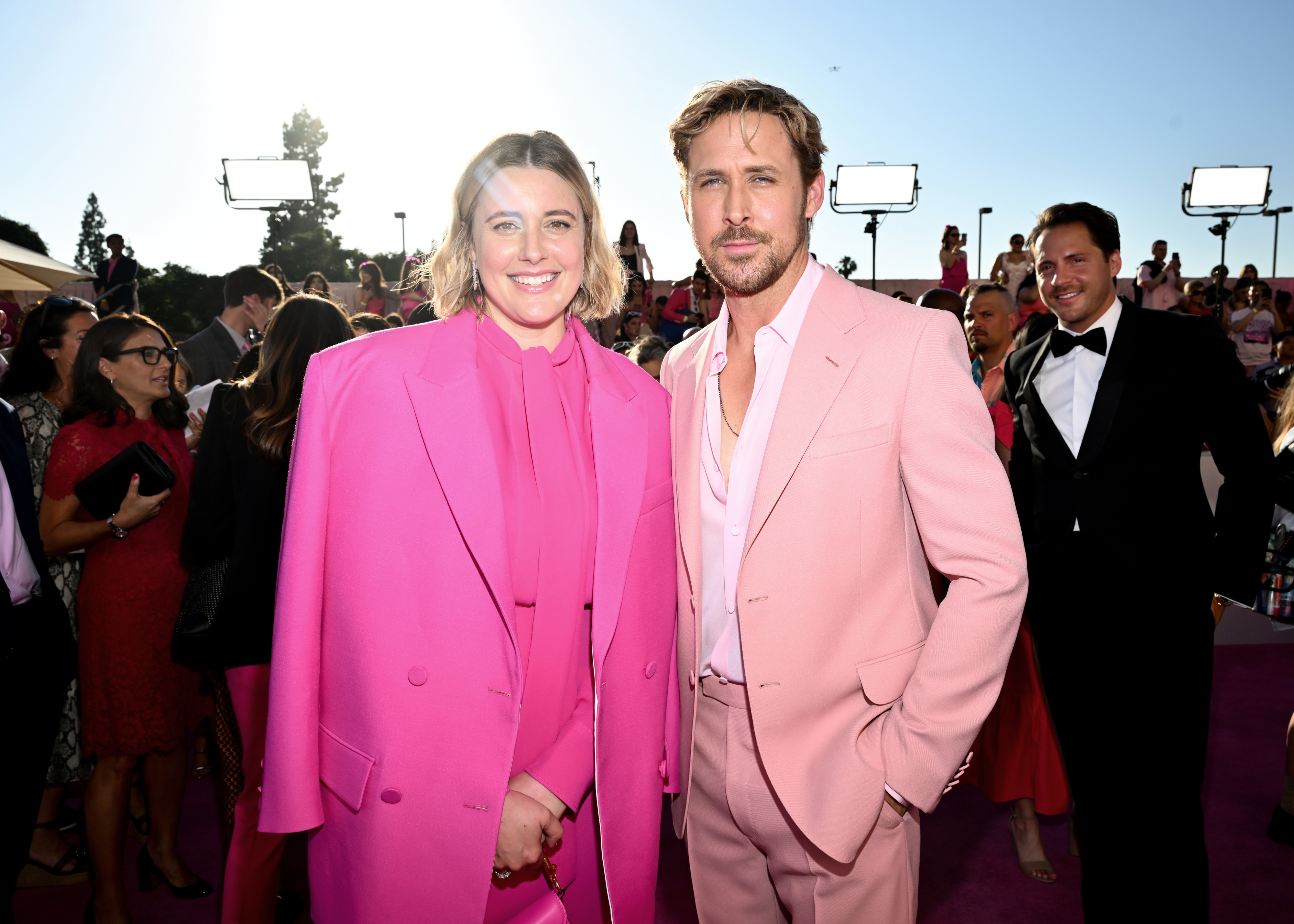 ryan and greta at the premiere