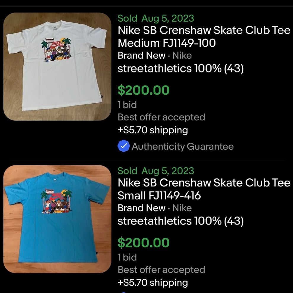 Nike SB Crenshaw Skate Club White Shirt – Long Beach Skate Co