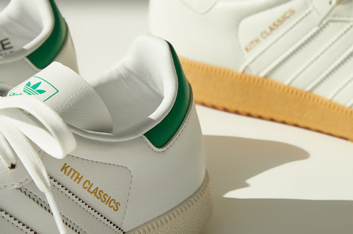 atlántico ilegal vino Kith's Adidas Samba Golf Shoes Feature Premium Materials | Complex