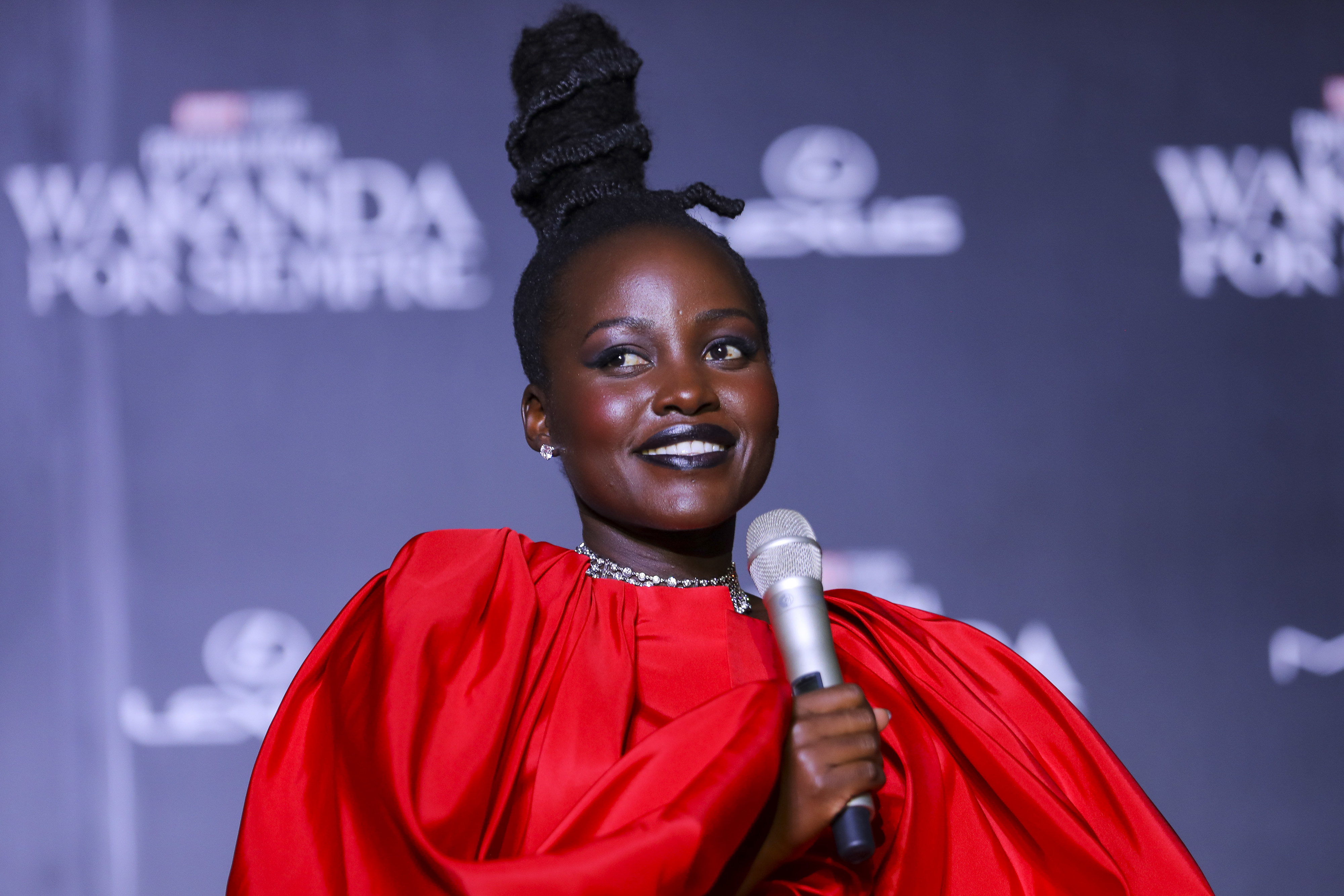 Closeup of Lupita Nyong&#x27;o