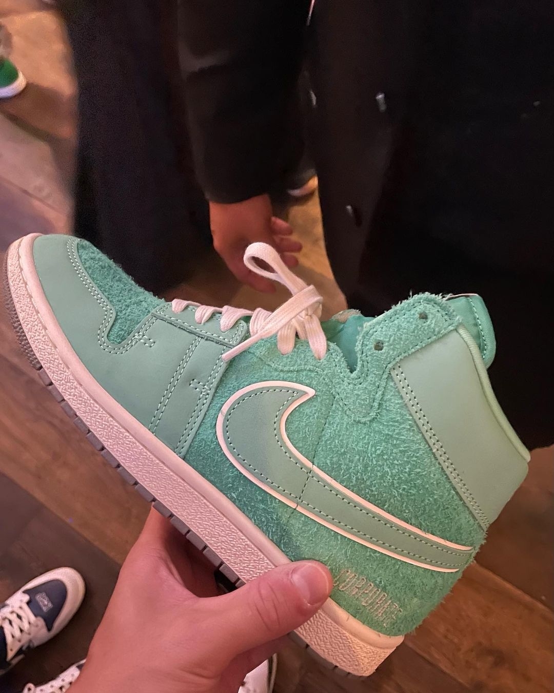 Corporate Unveils Teal Suede Jordan Air Ship Collaboration | Complex