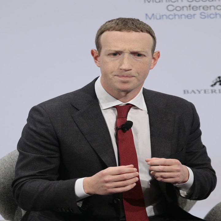 Closeup of Mark Zuckerberg