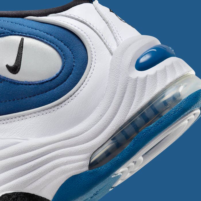 Nike Air Penny 2 II Atlantic Blue Release Date FN4438-400 Heel Detail