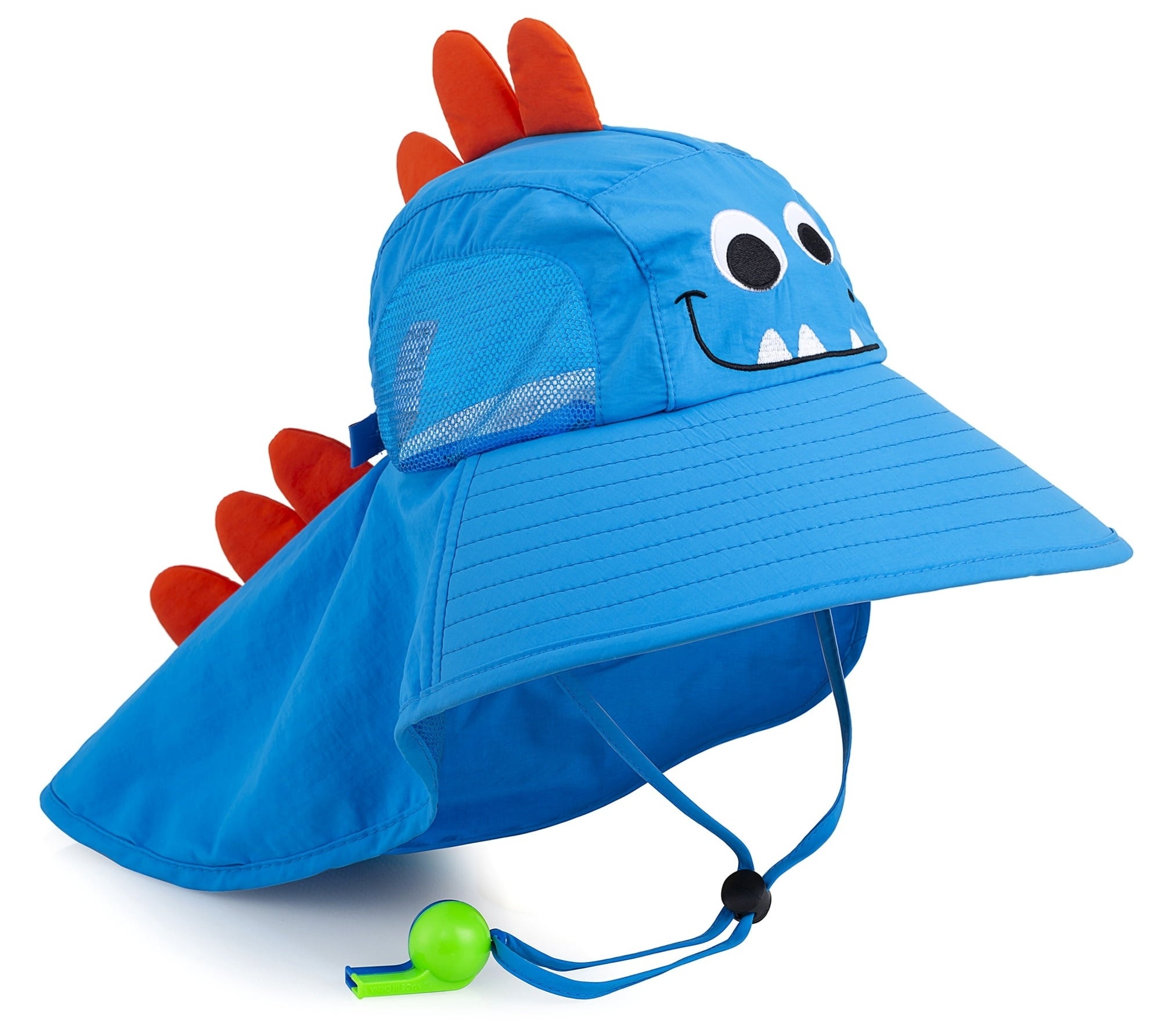Blue dinosaur kids' sun hat