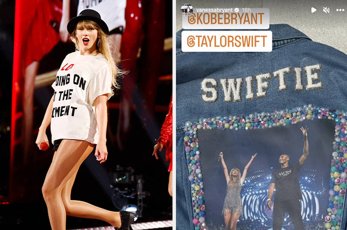 Vanessa Bryant Dons Kobe Bryant, Taylor Swift Jacket for 'Eras Tour
