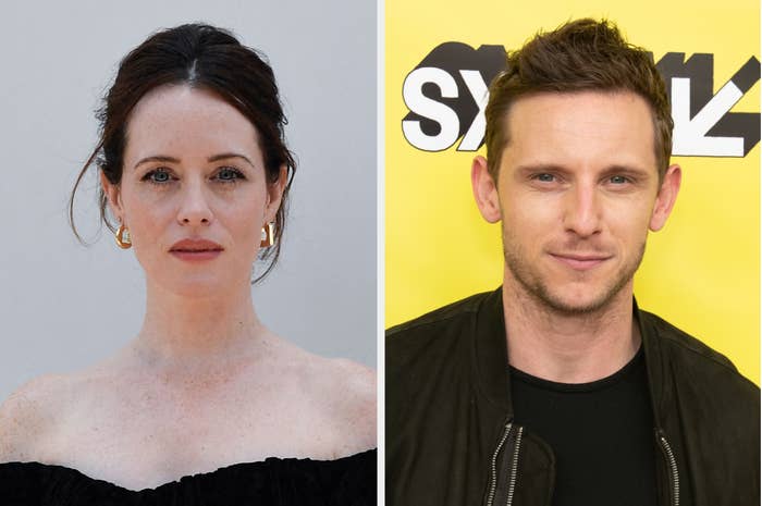 Side-by-side of Claire Foy and Jamie Bell