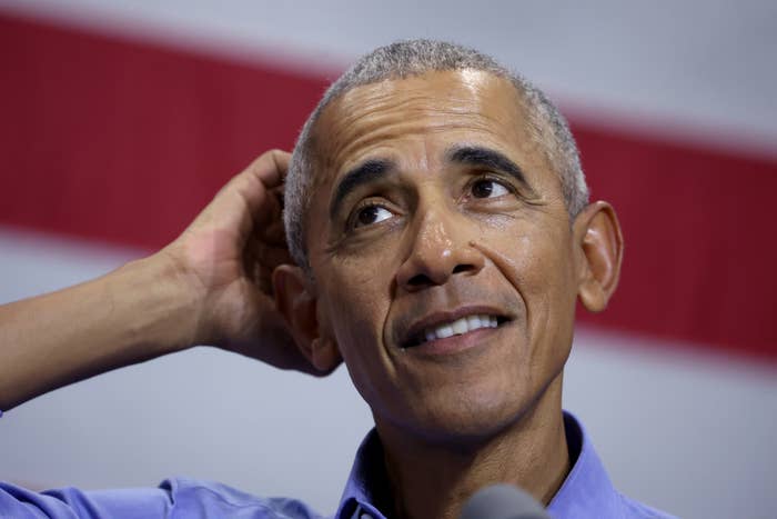 Closeup of Barack Obama