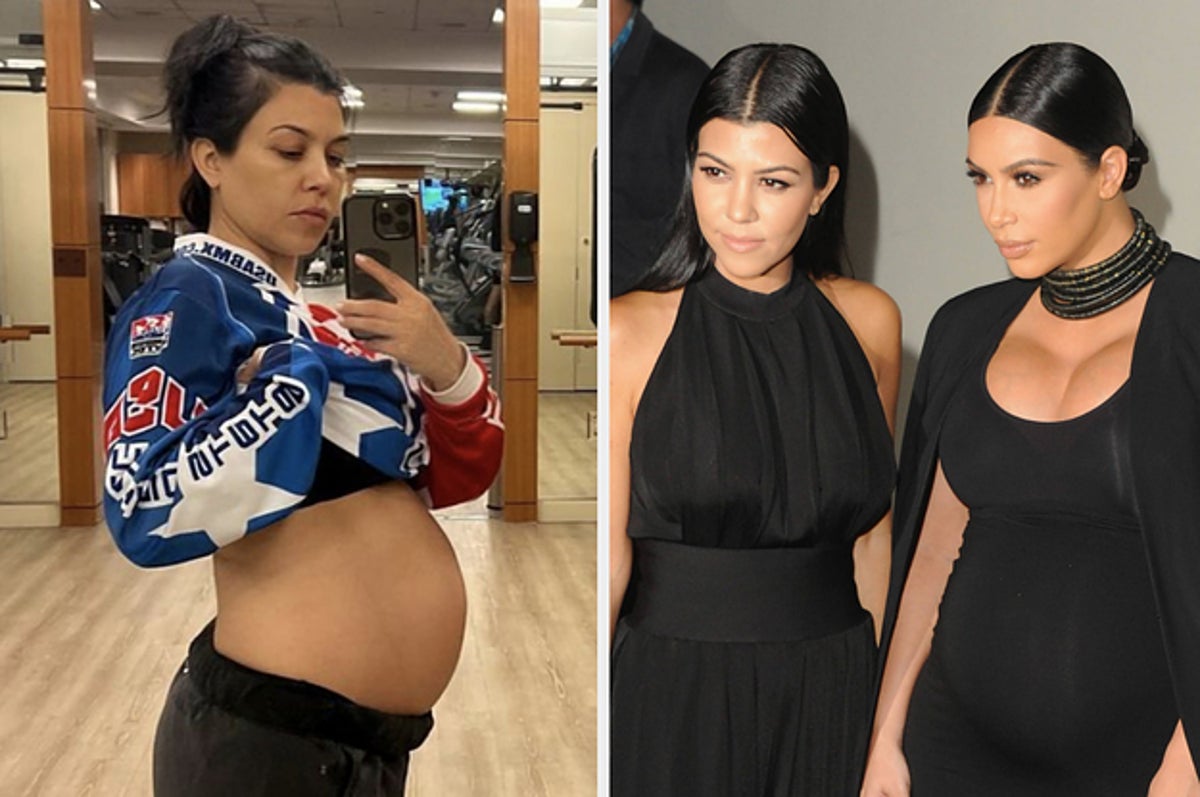 khloe kardashian pregnant belly 2022