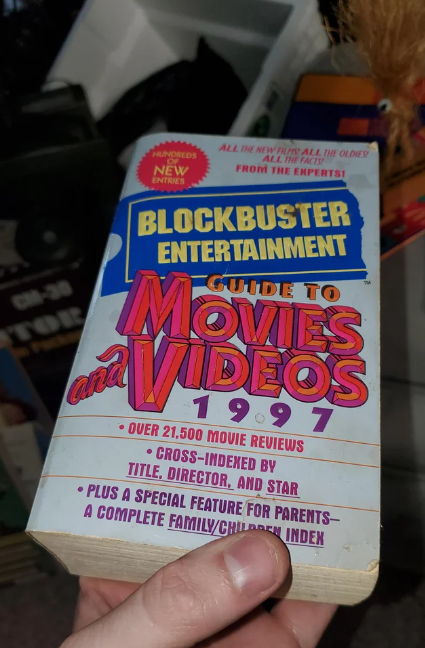 blockbuster movie guide book