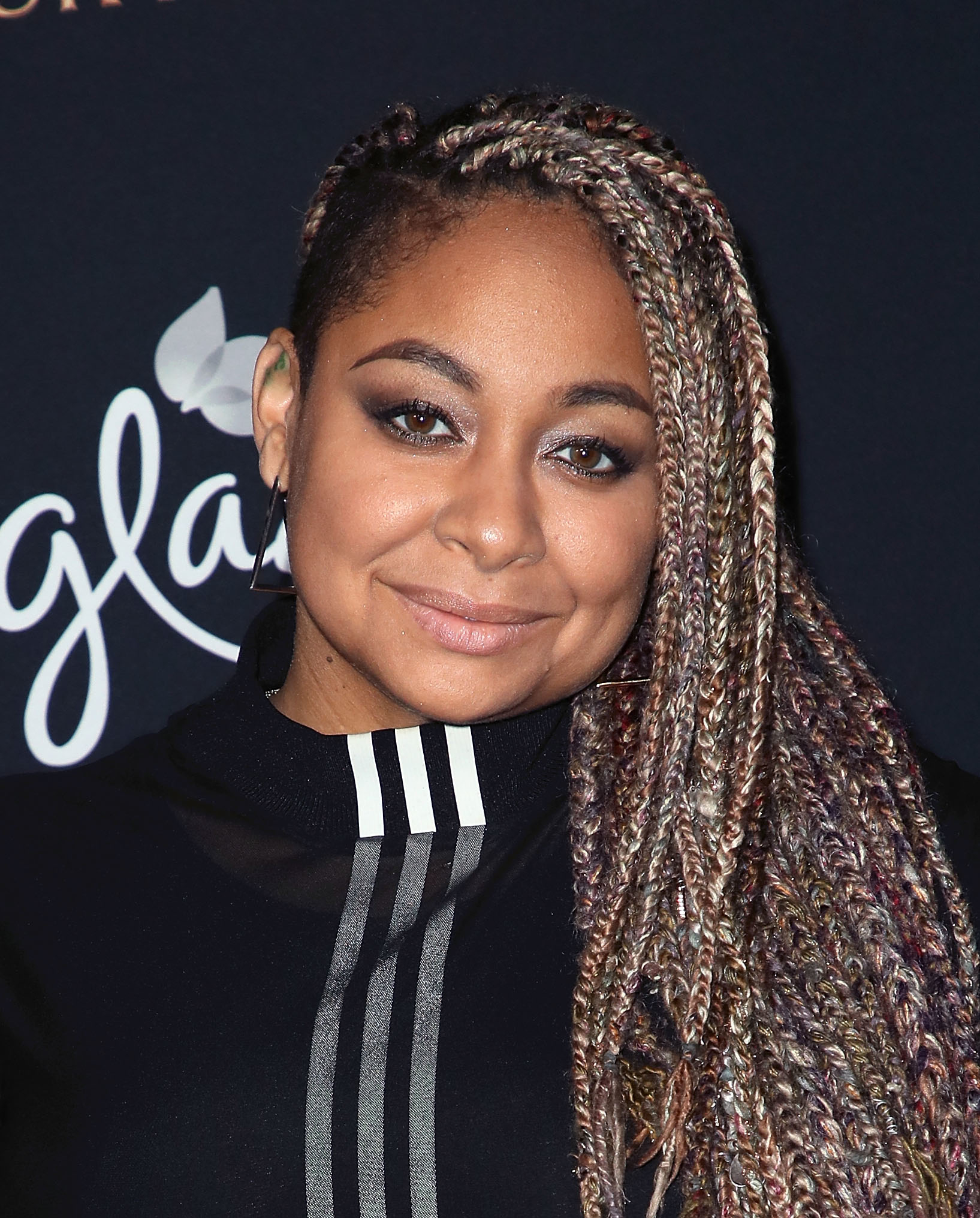 Close-up of Raven-Symoné at a media event