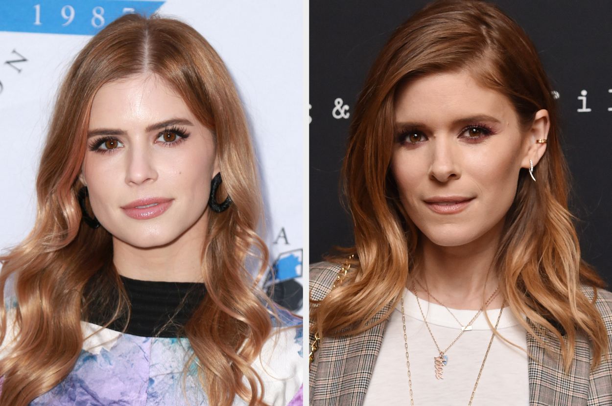 Side-by-side of Carlson Young and Kate Mara