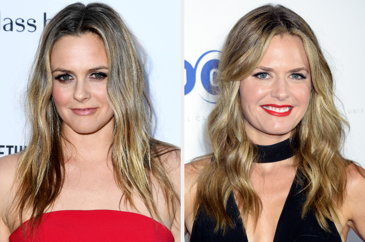 Side-by-side of Alicia Silverstone and Maggie Lawson