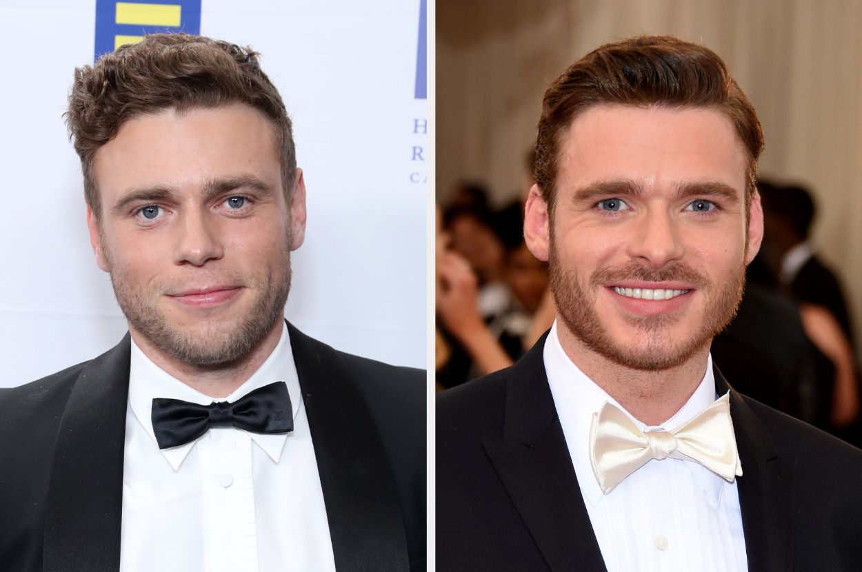 Side-by-side of Gus Kenworthy and Richard Madden