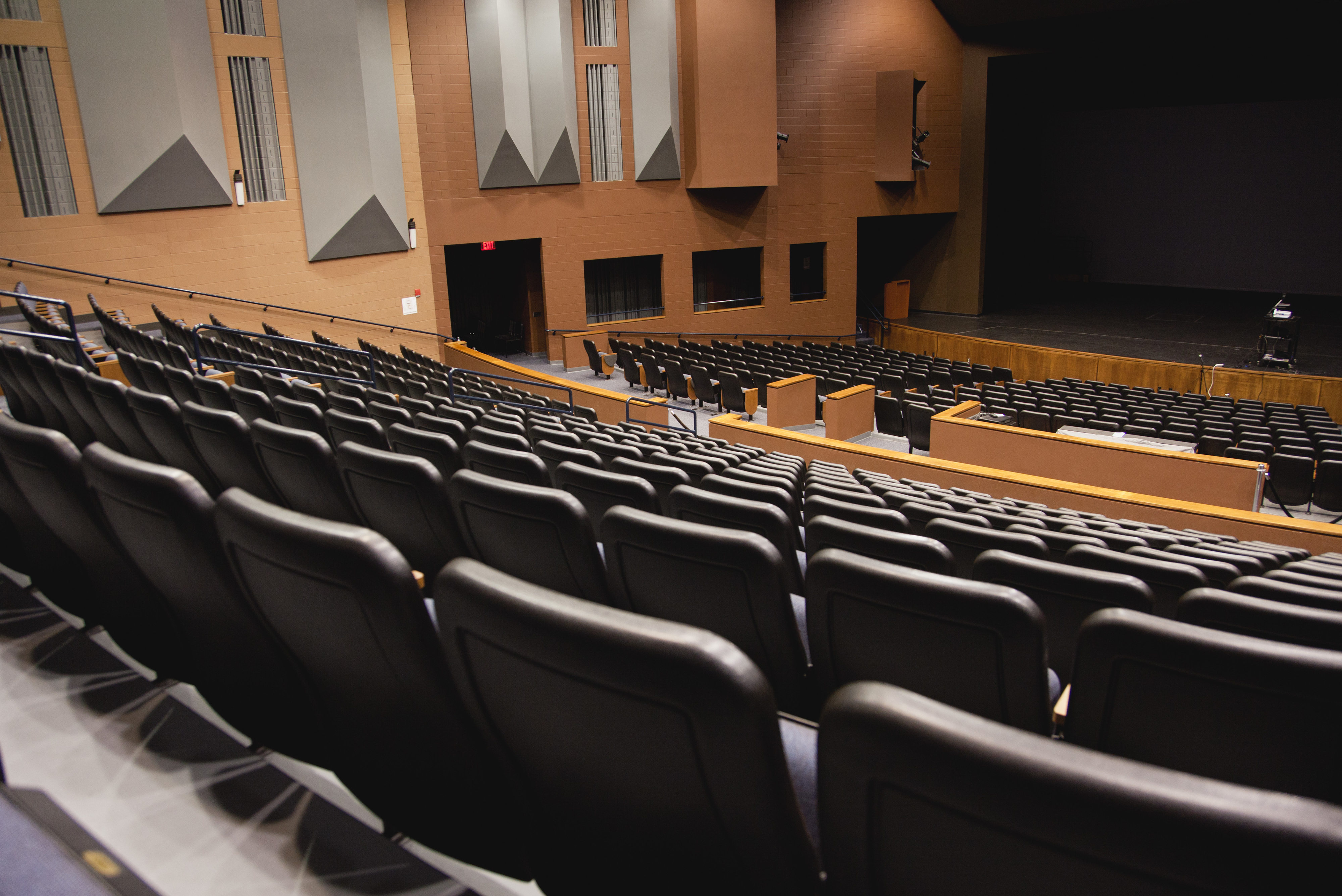 An empty class auditorium