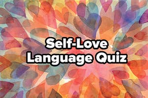 self love language hearts