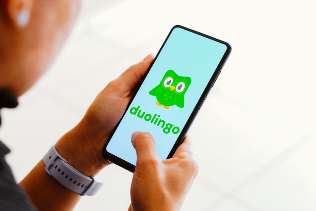 duolingo app opened