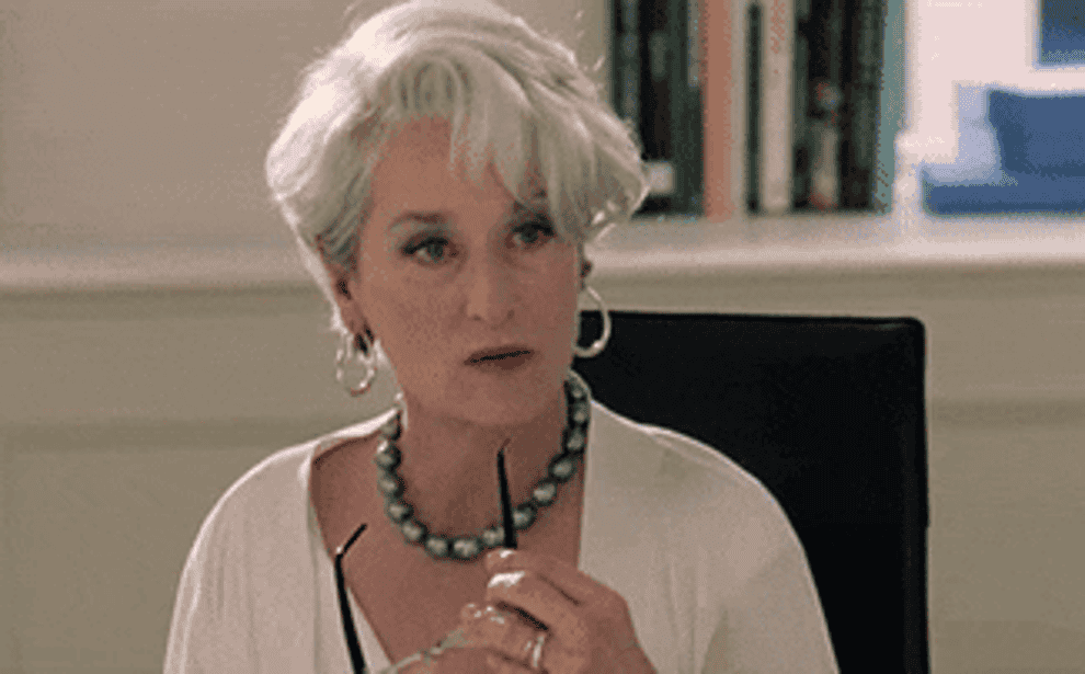 Meryl Streep in The Devil Wears Prada