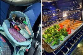 fanny pack and silicone pan protector