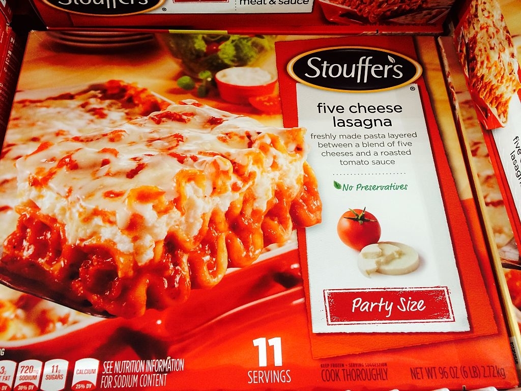 Stouffer&#x27;s five-cheese lasagna