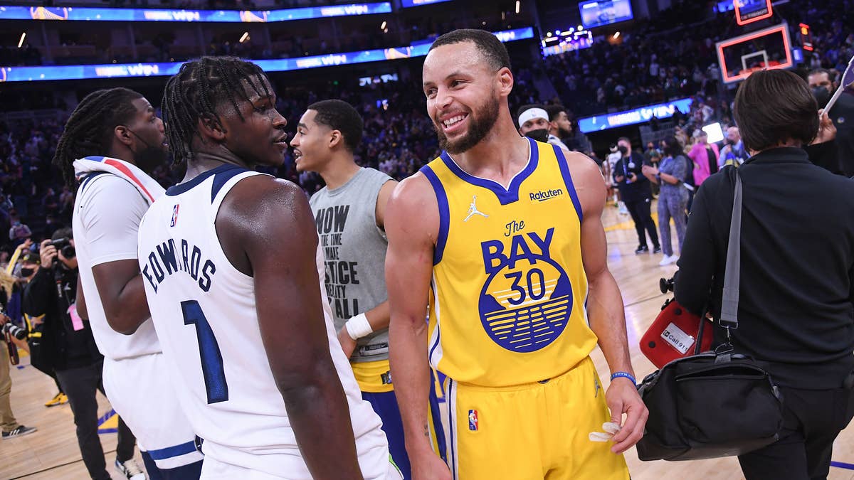 We caught up with Steph Curry at his latest Curry Camp to discuss how he knew Anthony Edwards was going to be a star after attending his camp. He also explains working with the next generation of athletes.
