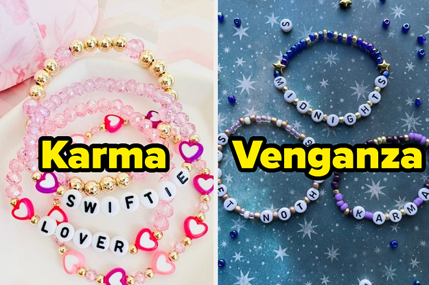 Arma tu pulsera para el tour de Taylor Swift y te diremos si eres más Karma o Venganza