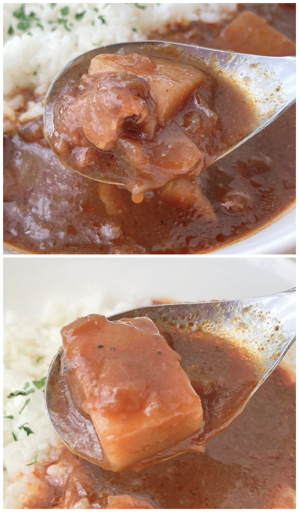 SEIYU(西友)のオススメのレトルト食品「ソテード・オニオンのコク チキンコルマカレー 180g」