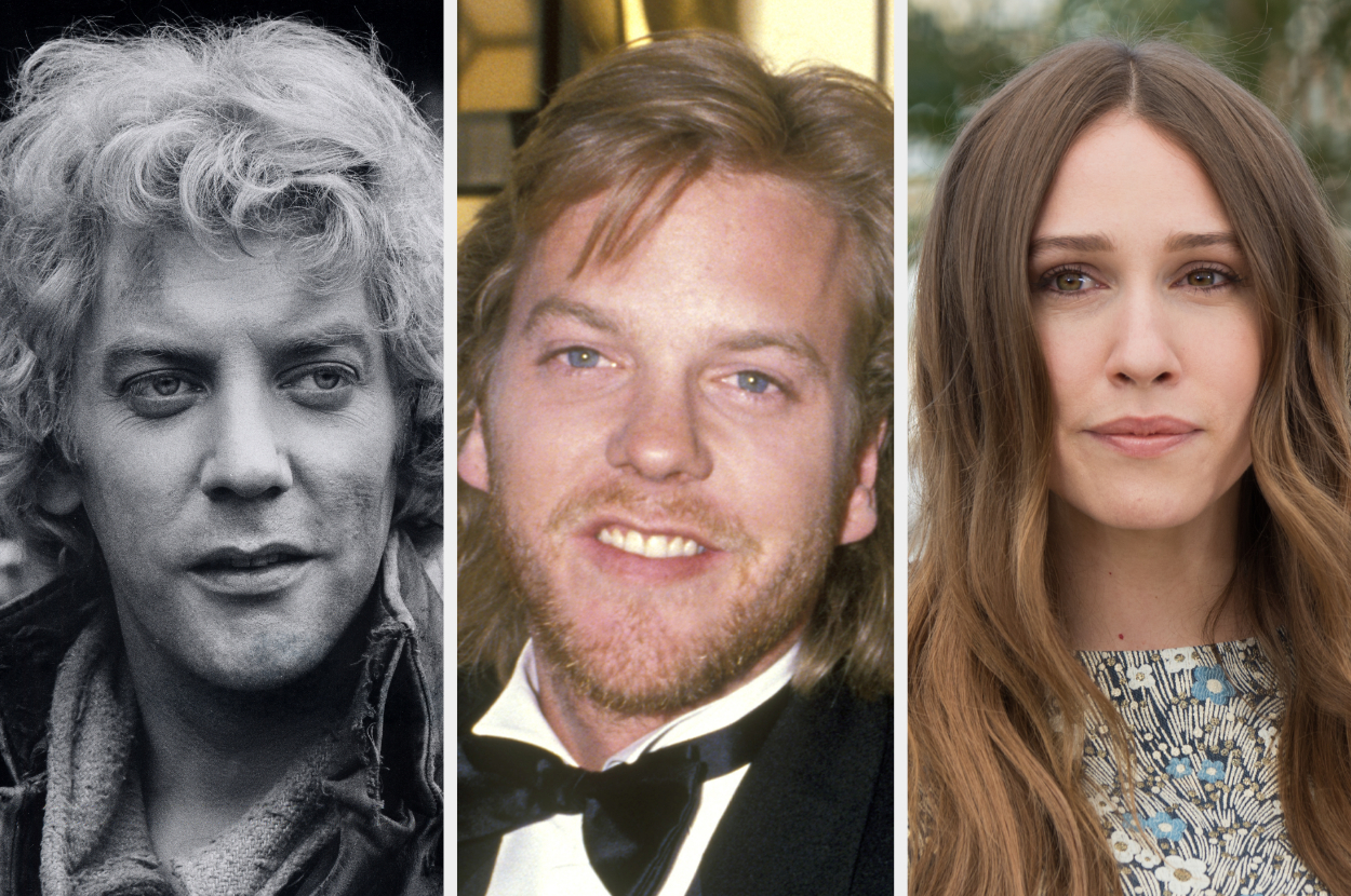 Donald Sutherland, Kiefer Sutherland, and Sarah Sutherland