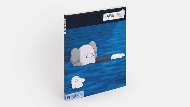 kaws book is pictured