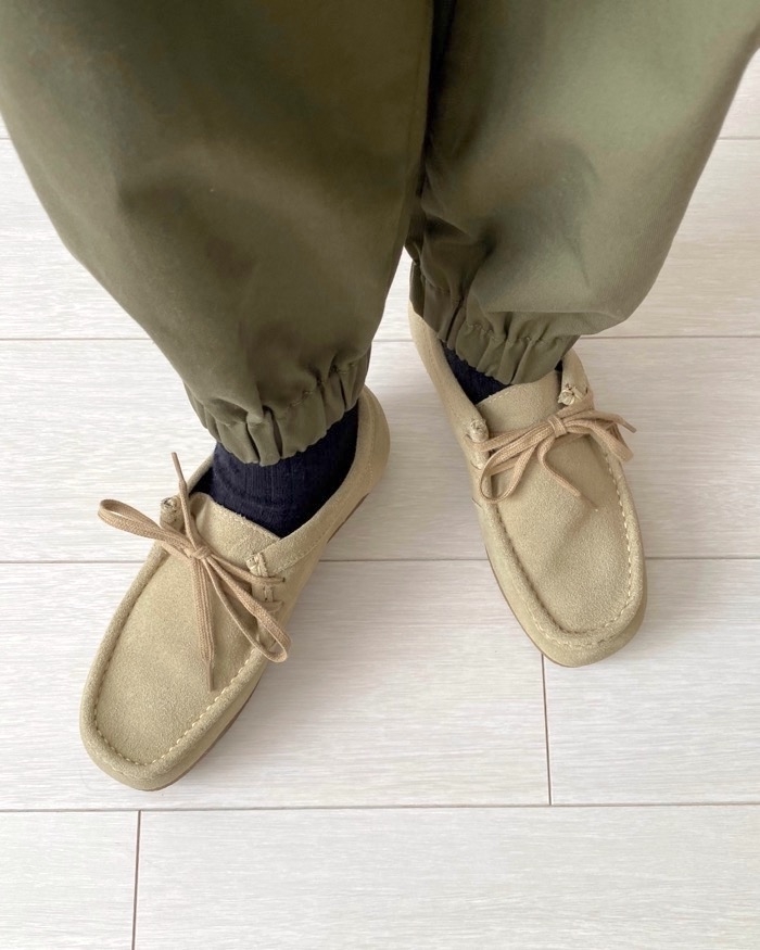 GU（ジーユー）のおすすめの靴「リアルレザーモカシンシューズ」