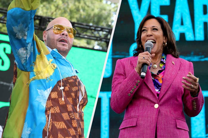 Fat Joe Gifts Kamala Harris Terror Squad Nike Air Force 1s