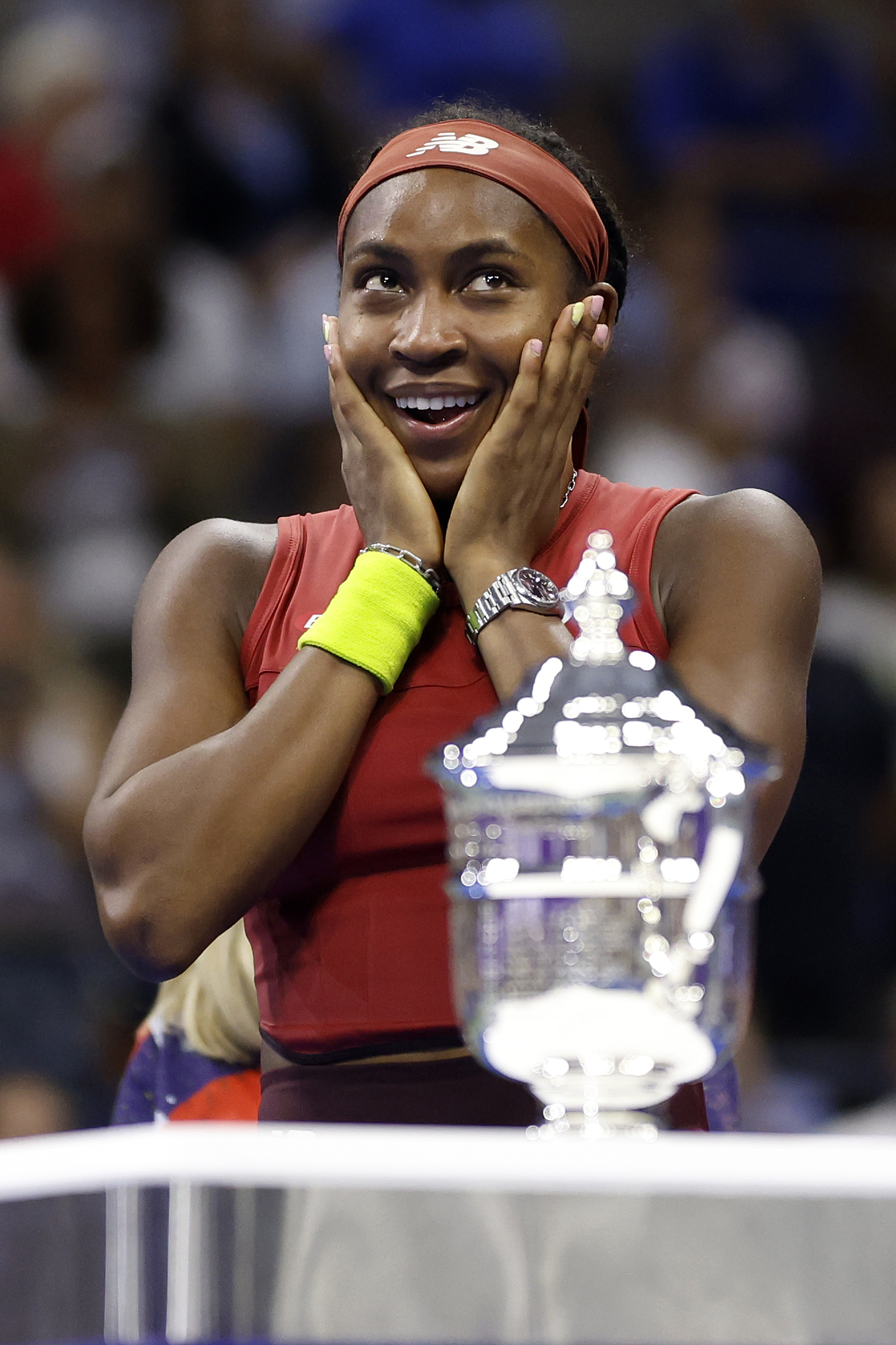 Coco Gauff Wins the U.S. Open in the New Balance Coco CG1 Brick Red (6)