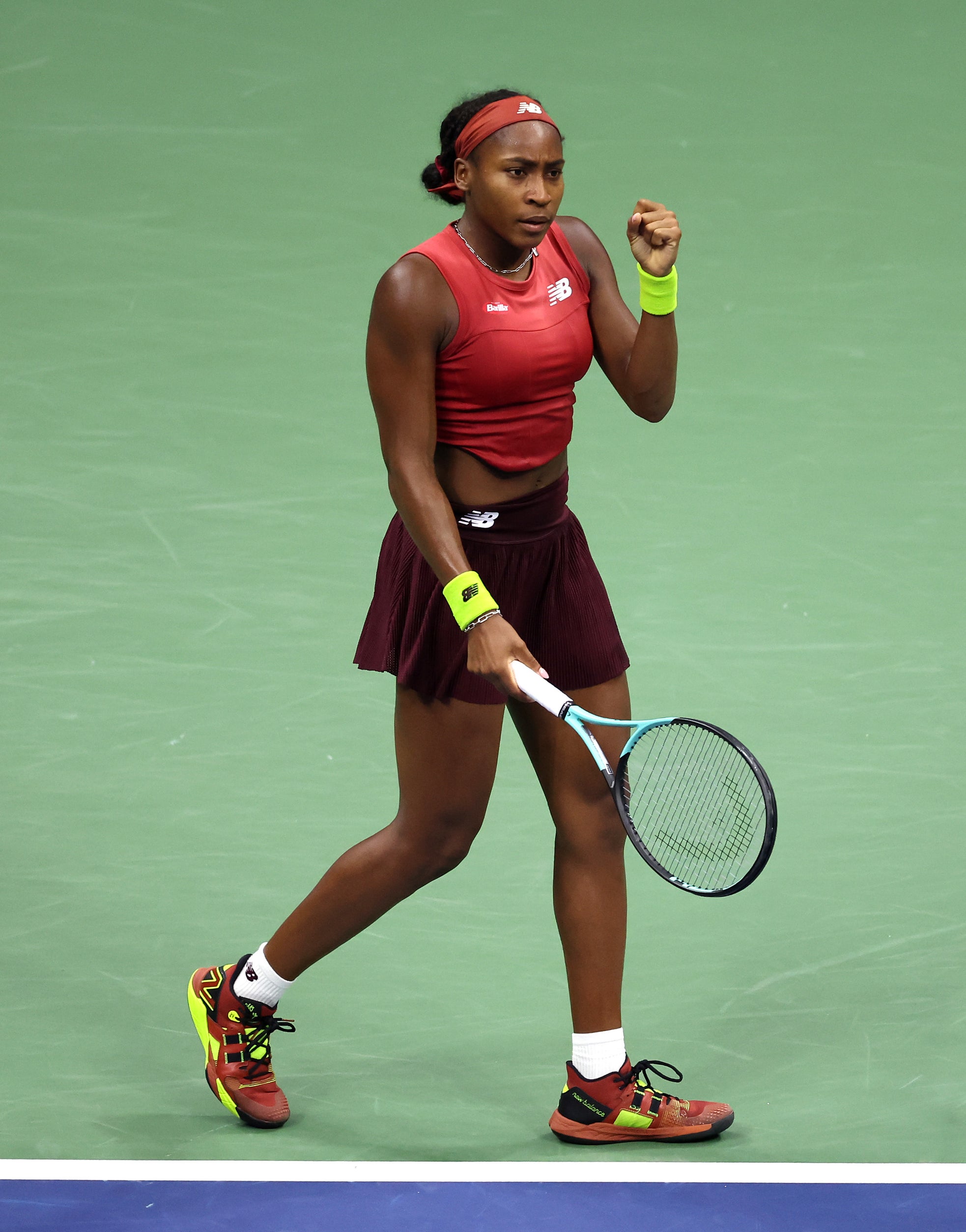 Coco Gauff Wins the U.S. Open in the New Balance Coco CG1 Brick Red (4)