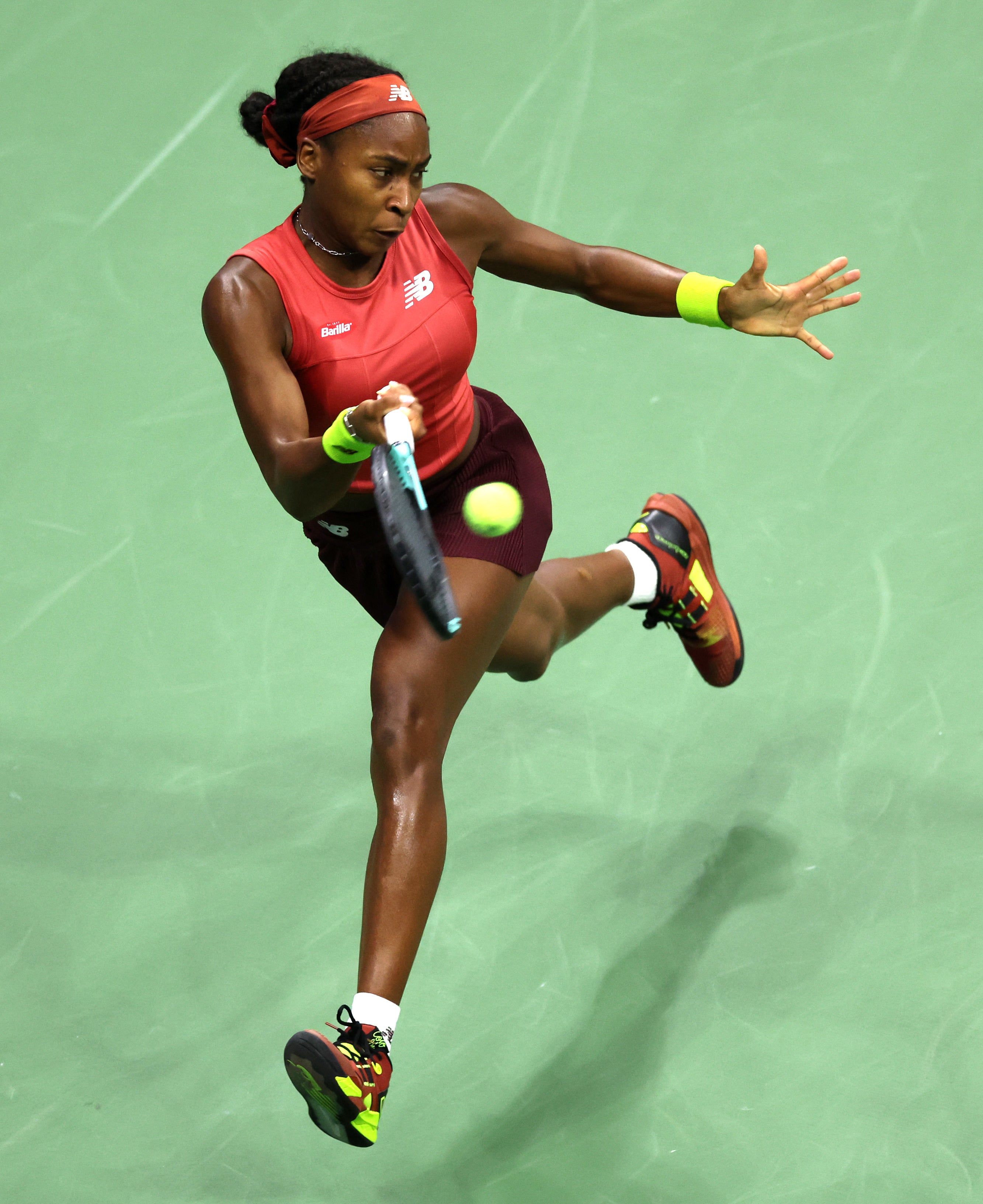 Coco Gauff Wins the U.S. Open in the New Balance Coco CG1 Brick Red (3)