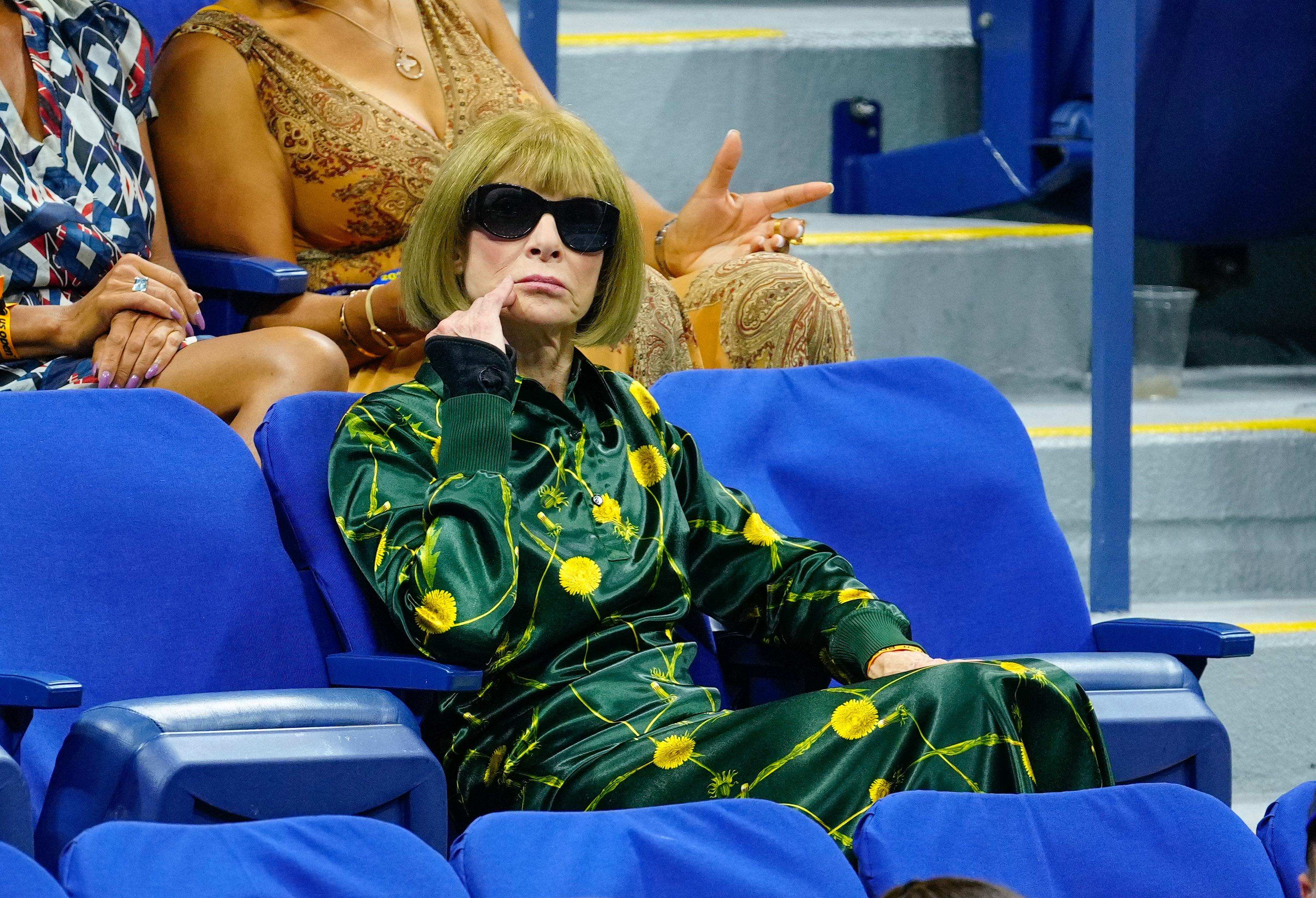 Anna Wintour in her iconic sunglasses