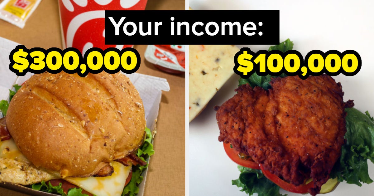 Can We Guess Your Income Based On Chick-Fil-A Items?