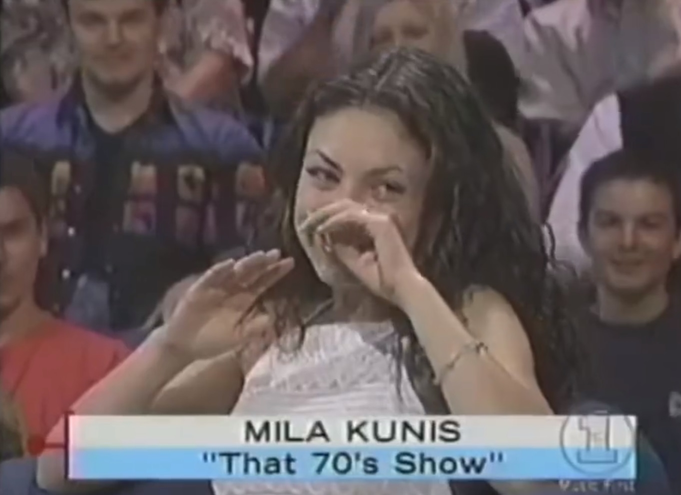 Screenshot of Mila being interviewed