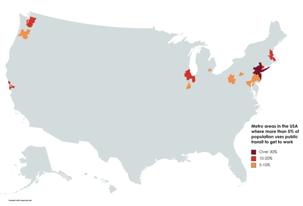 the middle of the map is completely blank with east coast and some of seattle marked