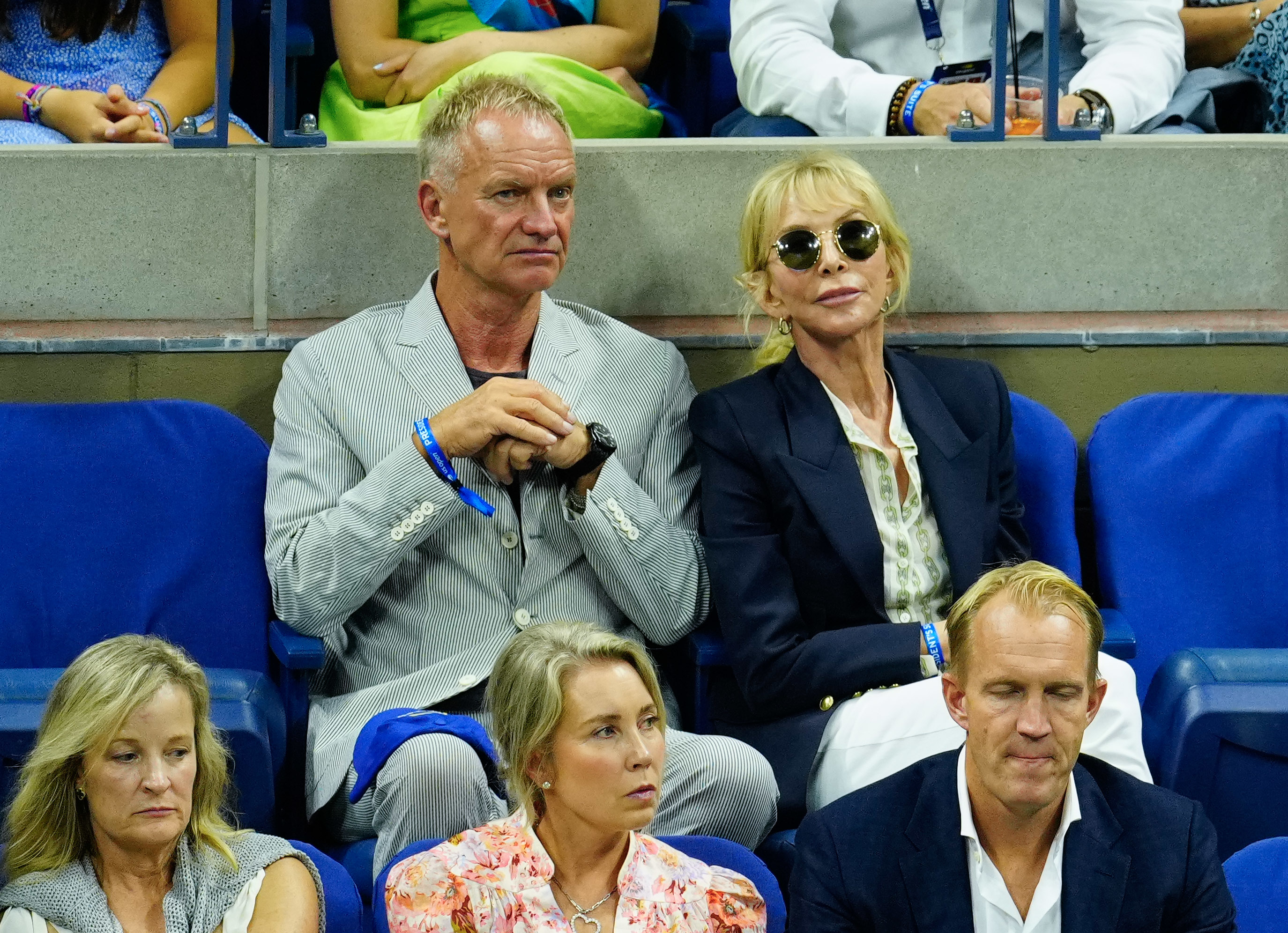 Sting and Trudie Styler