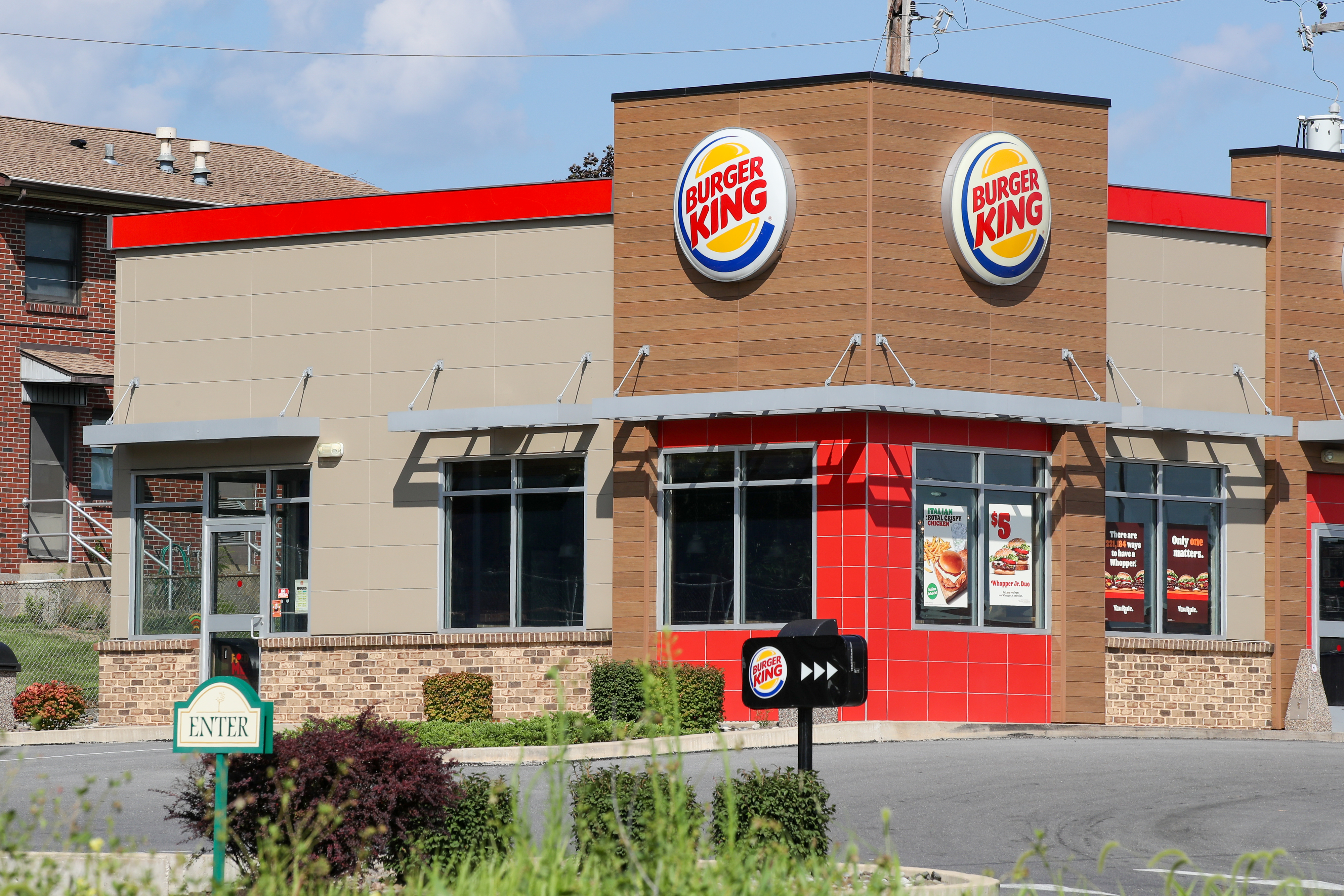 A Burger King restaurant