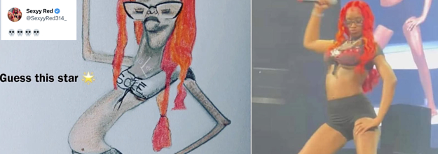 Sexyy Red Responds to Fan Made Drawing of Her