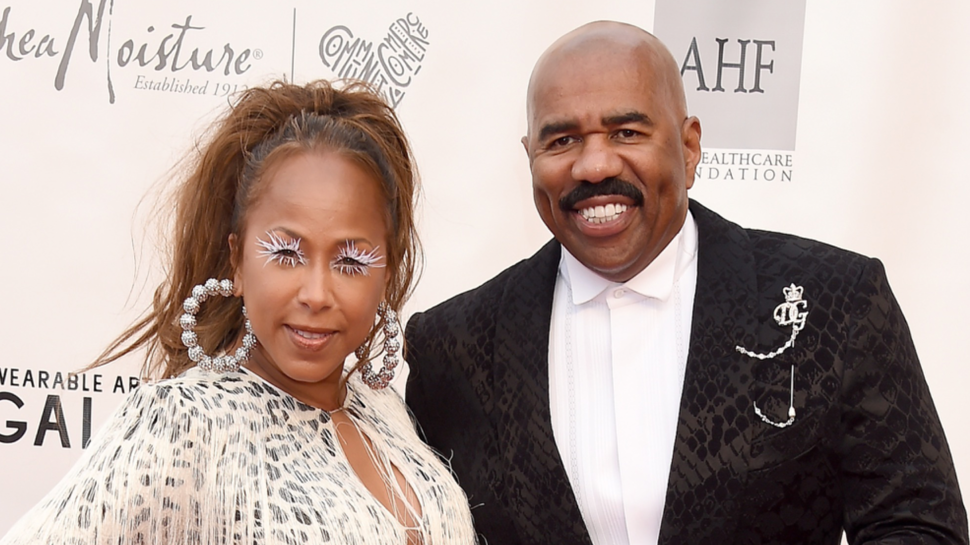 Steve Harvey Addresses Misconceptions About Wife After Cheating Rumors Complex image